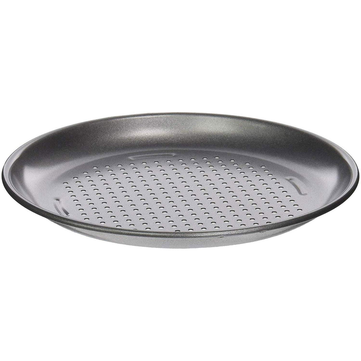 Cuisinart conjunto sartenes pizza mini gris acero, liberación fácil y horneado uniforme.