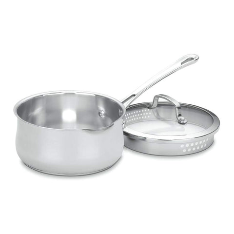La olla Cuisinart Contour con tapa 2qt para salsas y guisos con cocción uniforme