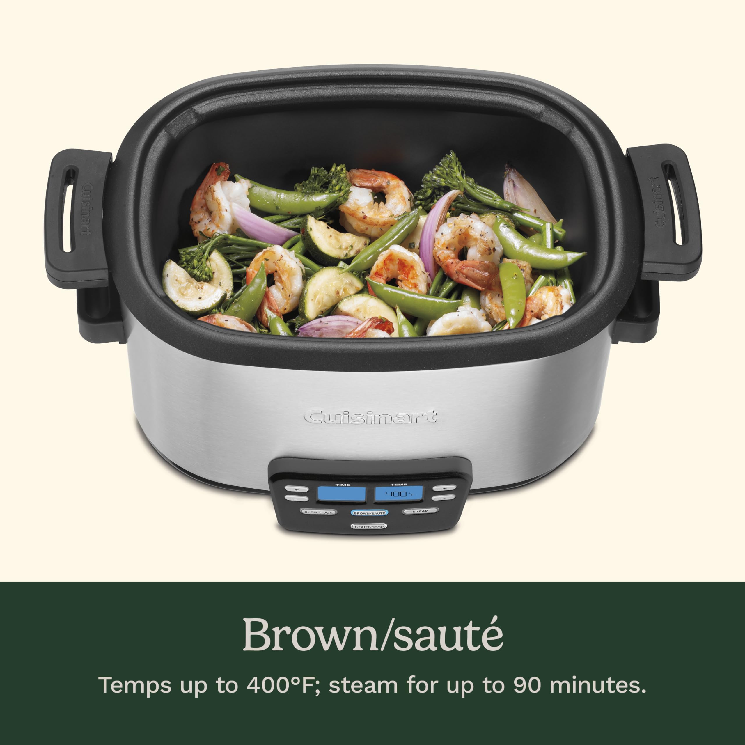 Cook Central de Cuisinart: al vapor conserva nutrientes y verduras crujientes.