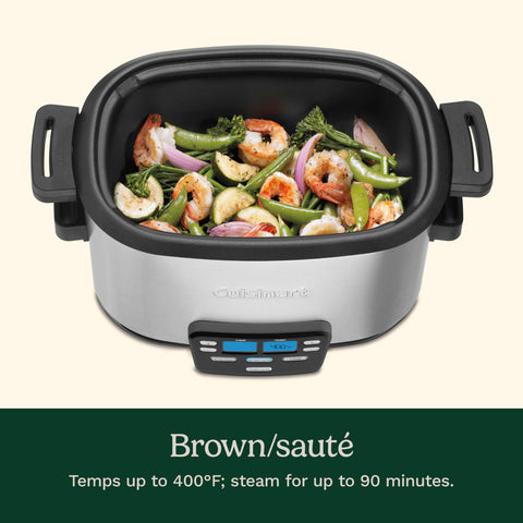 Cook Central de Cuisinart: al vapor conserva nutrientes y verduras crujientes.