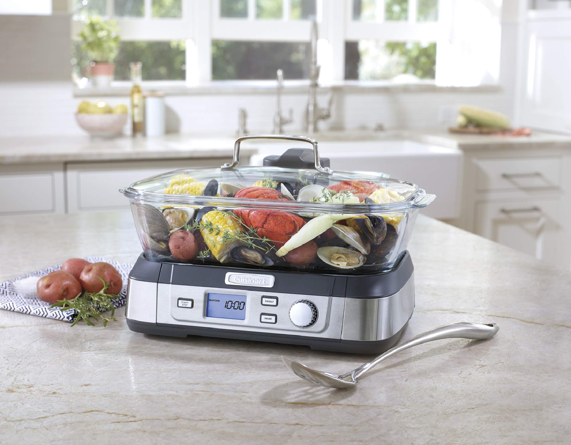 Cuisinart Cookfresh, aviso audible que guía la cocción sin sorpresas.