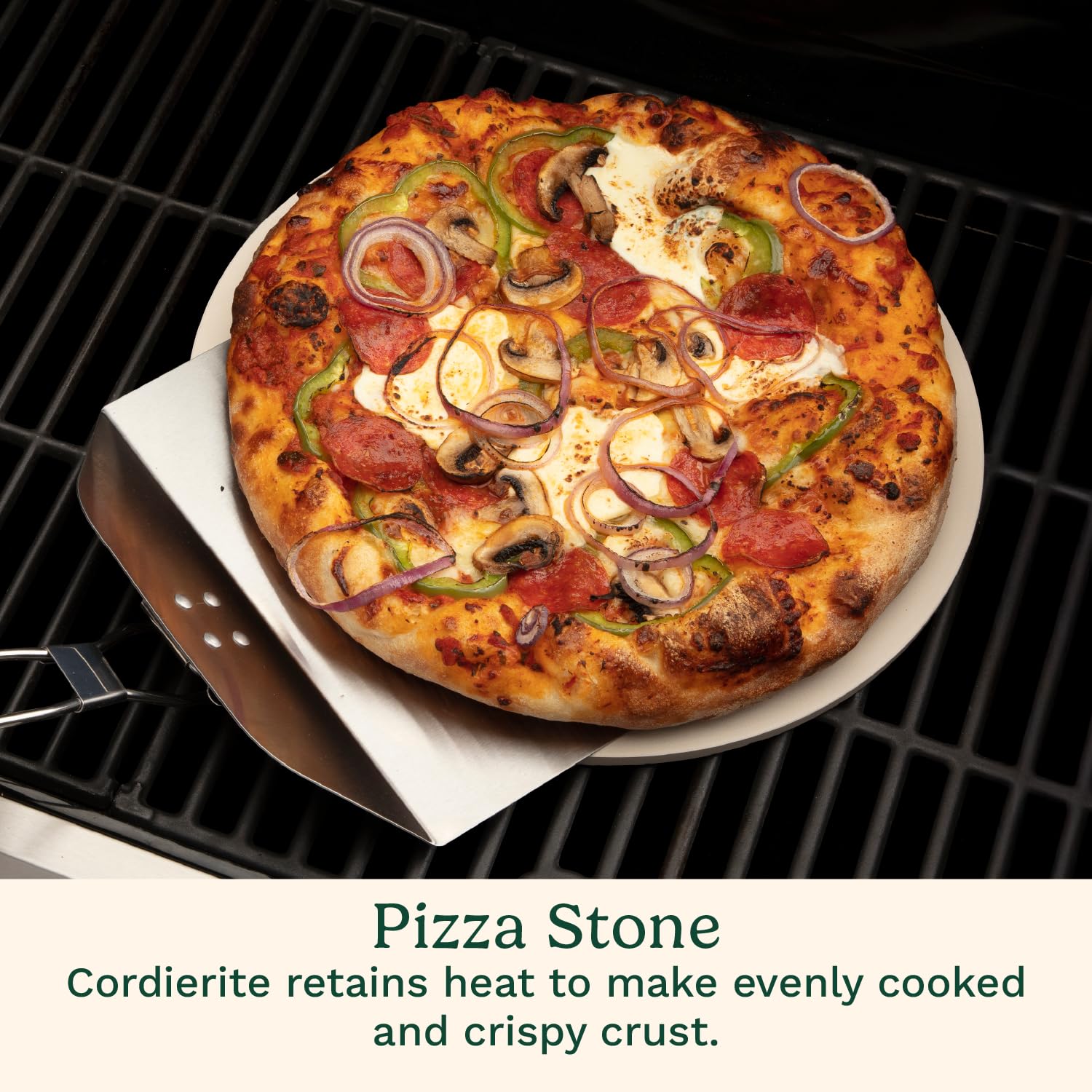 Cortapizzas de acero inoxidable de Cuisinart para rebanadas rápidas y limpias.