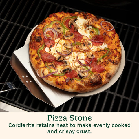 Cortapizzas de acero inoxidable de Cuisinart para rebanadas rápidas y limpias.