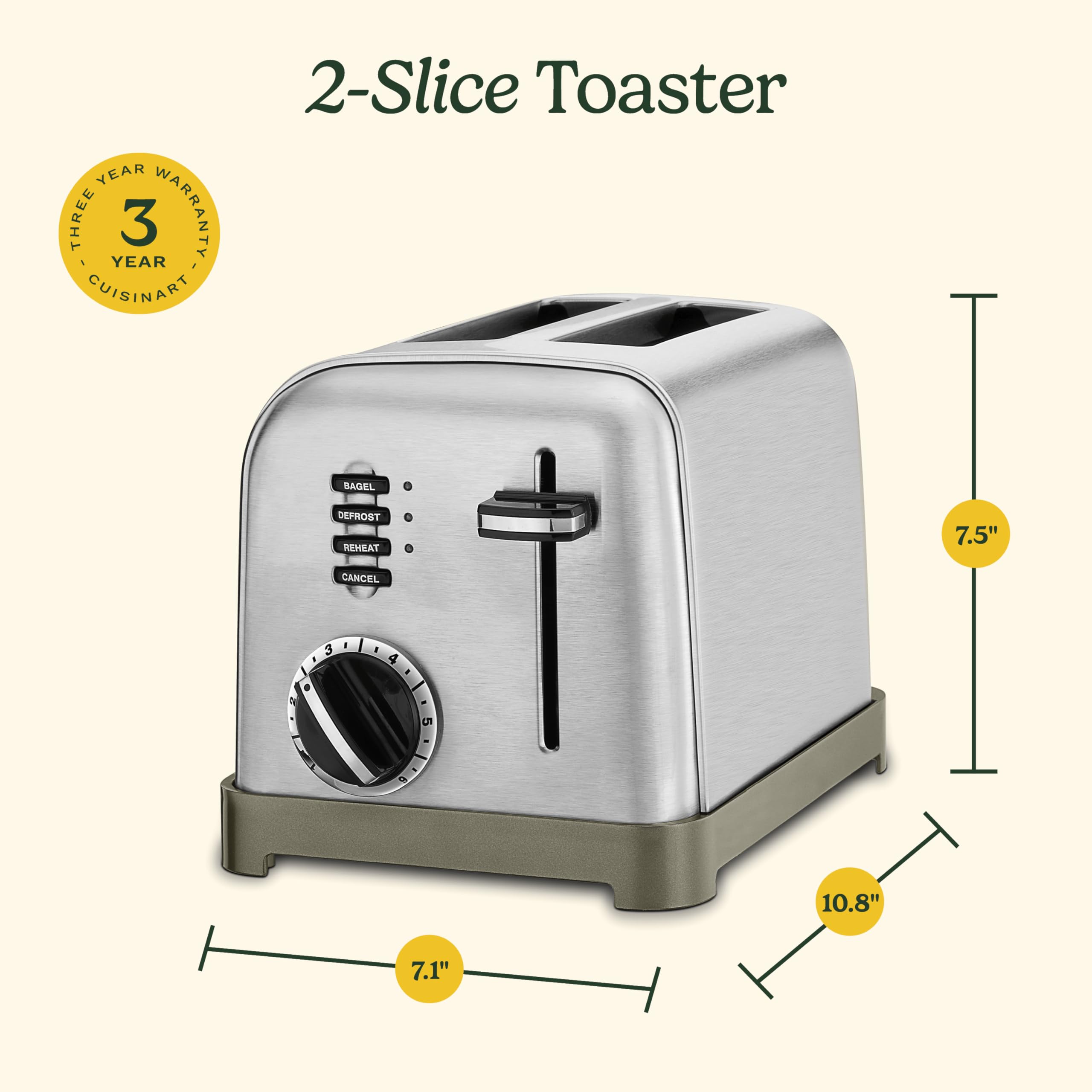Diseño compacto y elegante para cualquier cocina.