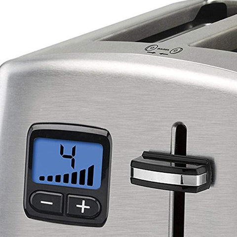 Cuisinart CPT-415P1: pantalla LCD con cuenta regresiva para controlar el tostado