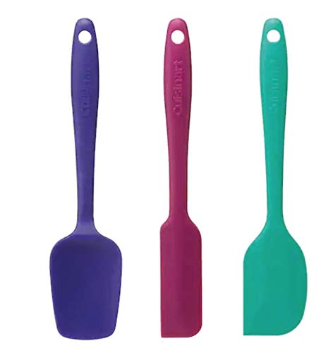 Espátulas de silicona Cuisinart para uso diario en cocina, aptas para lavavajillas.