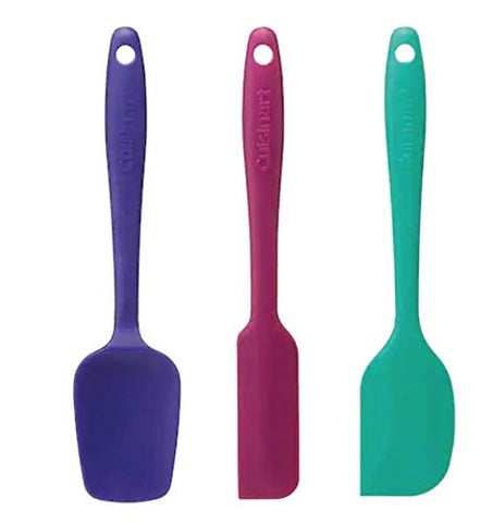 Espátulas de silicona Cuisinart para uso diario en cocina, aptas para lavavajillas.