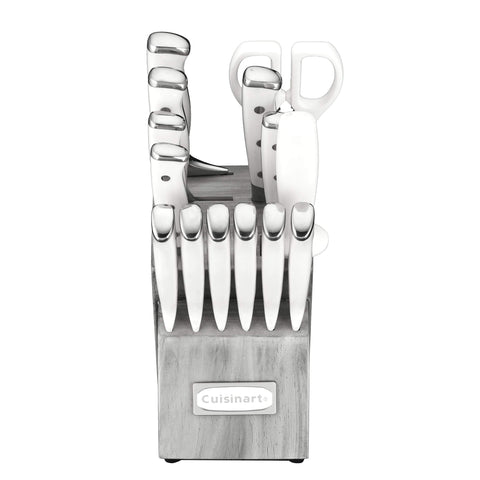 Cuchillo santoku de 7 pulgadas de Cuisinart para cortes versátiles.
