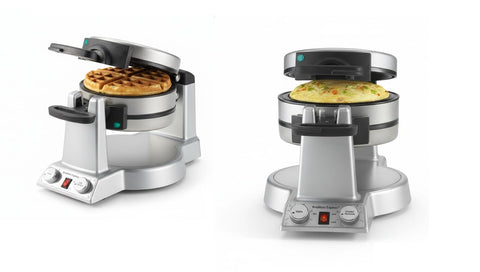 Cuisinart Desayuno gofre belga de 1 pulgada para desayunos rápidos.