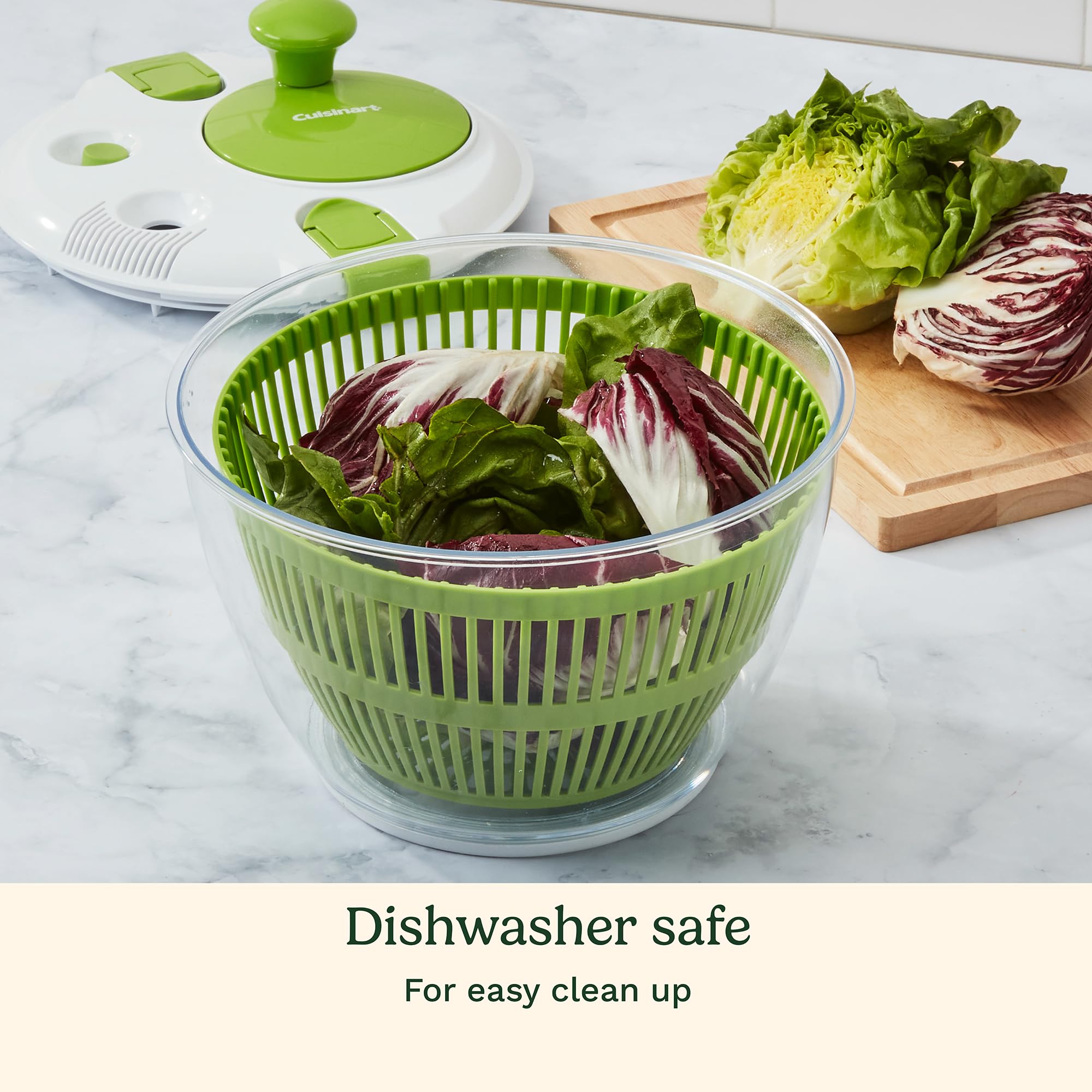 Cuisinart ensaladera giratoria 3cuartos base antideslizante