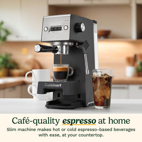 Cuisinart Espresso Bar Slim espresso frío para bebidas refrescantes en casa.