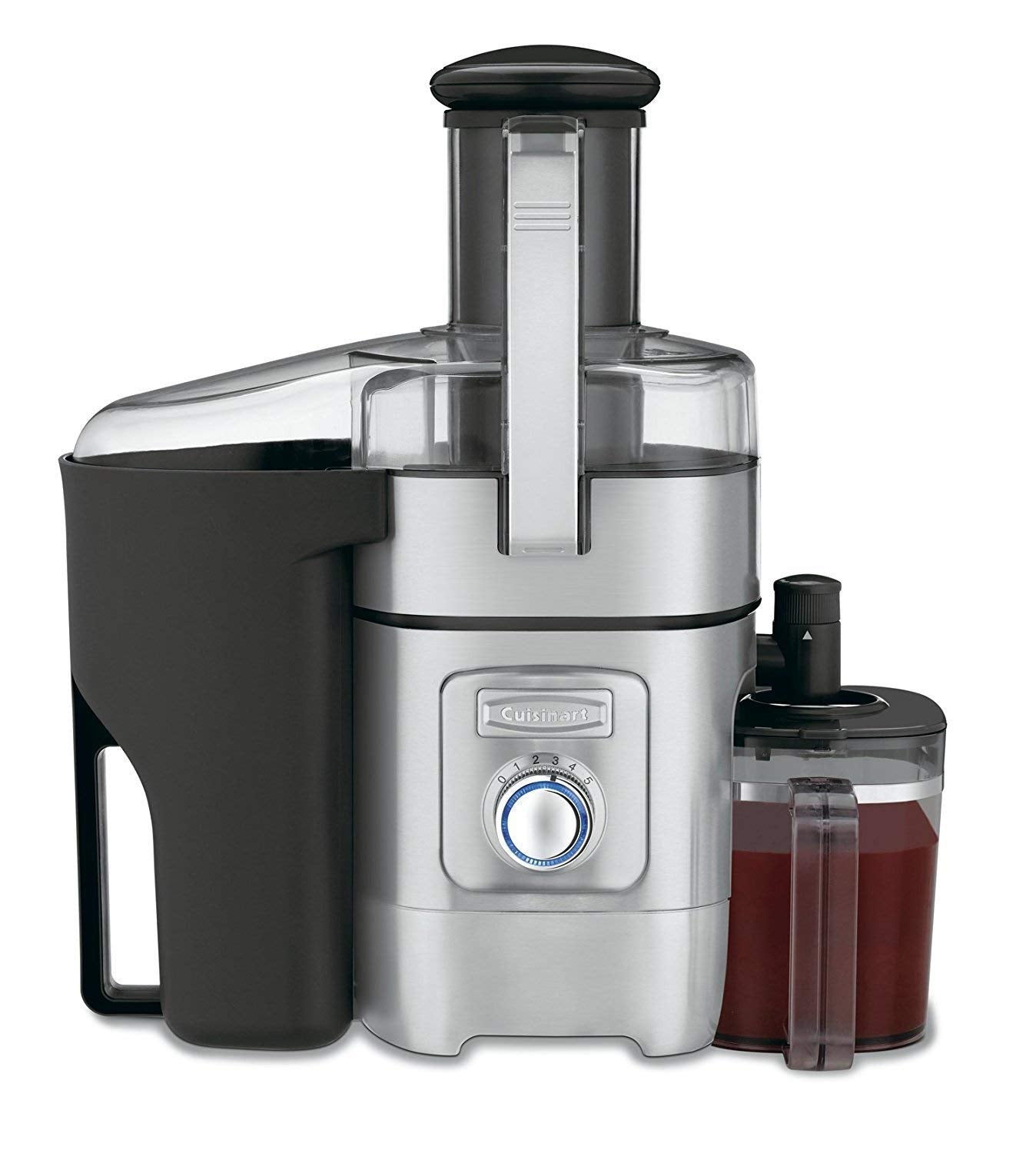 Cuisinart extractor de zumos con boca de alimentación de 3 pulgadas, ideal para frutas enteras.