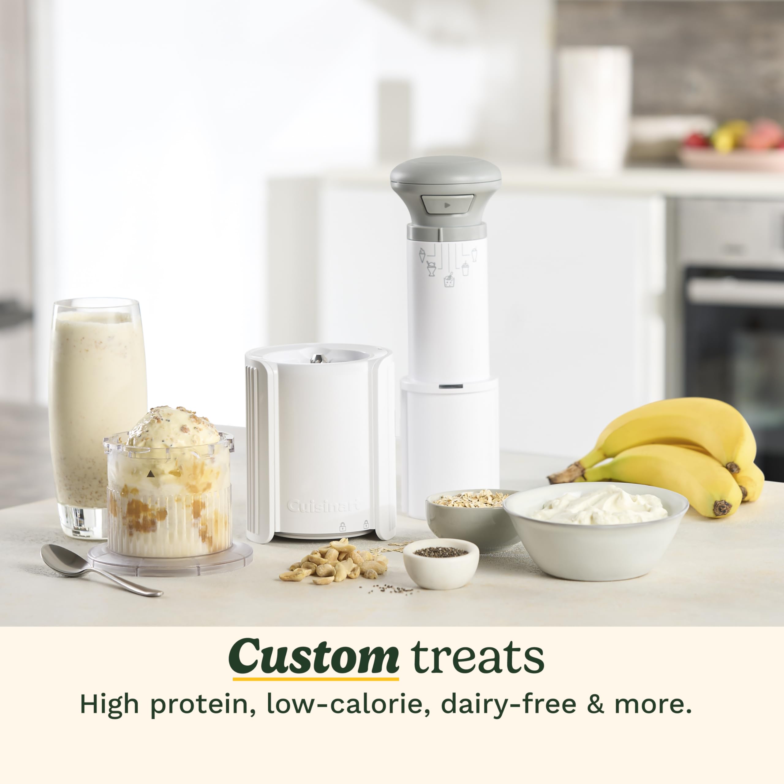 Cuisinart FastFreeze base congelada 24 horas para resultados rápidos