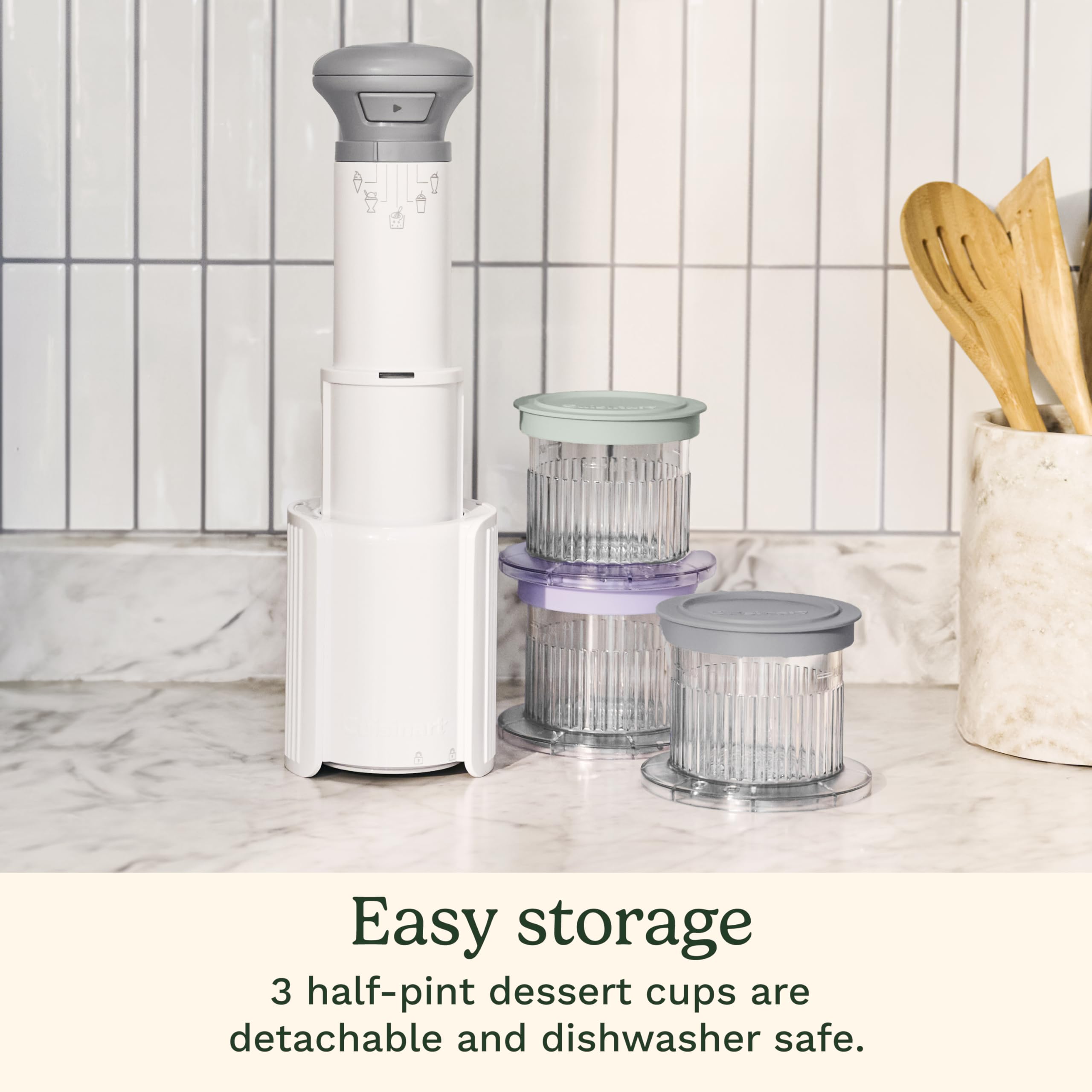 Cuisinart FastFreeze sorbete de fruta para una opción ligera