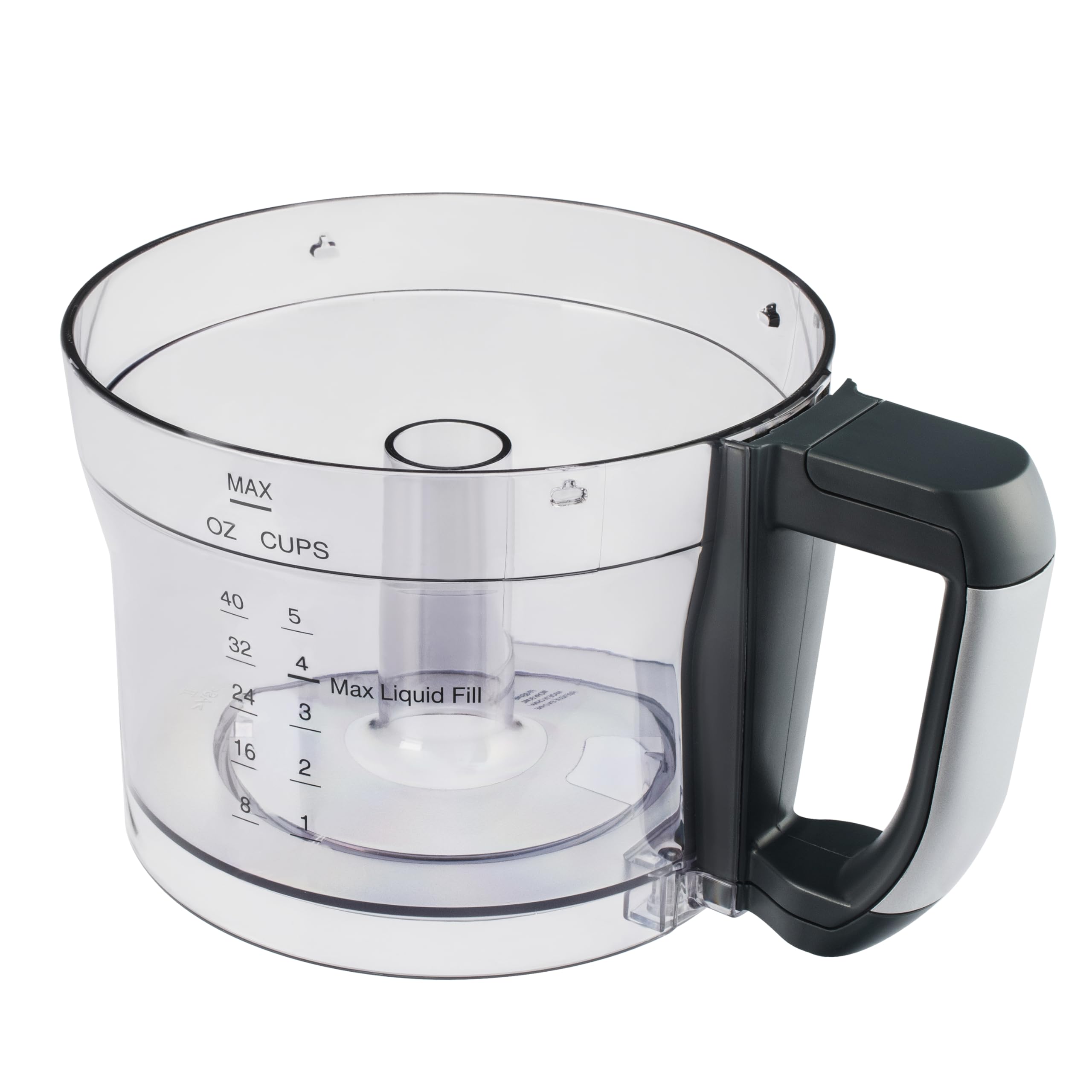 Tazón de trabajo repuesto Cuisinart FP-8WB con mango blanco para procesamiento eficiente