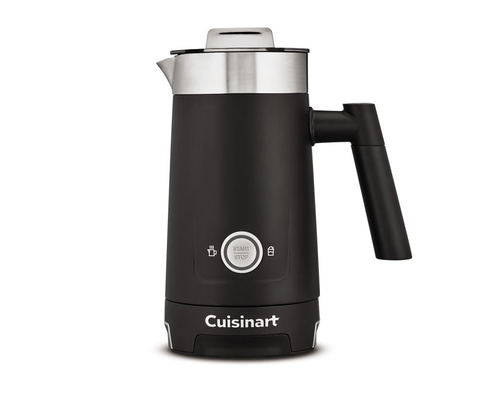 Espumador de leche Cuisinart FR-16, vista frontal, espuma cremosa para cafés.
