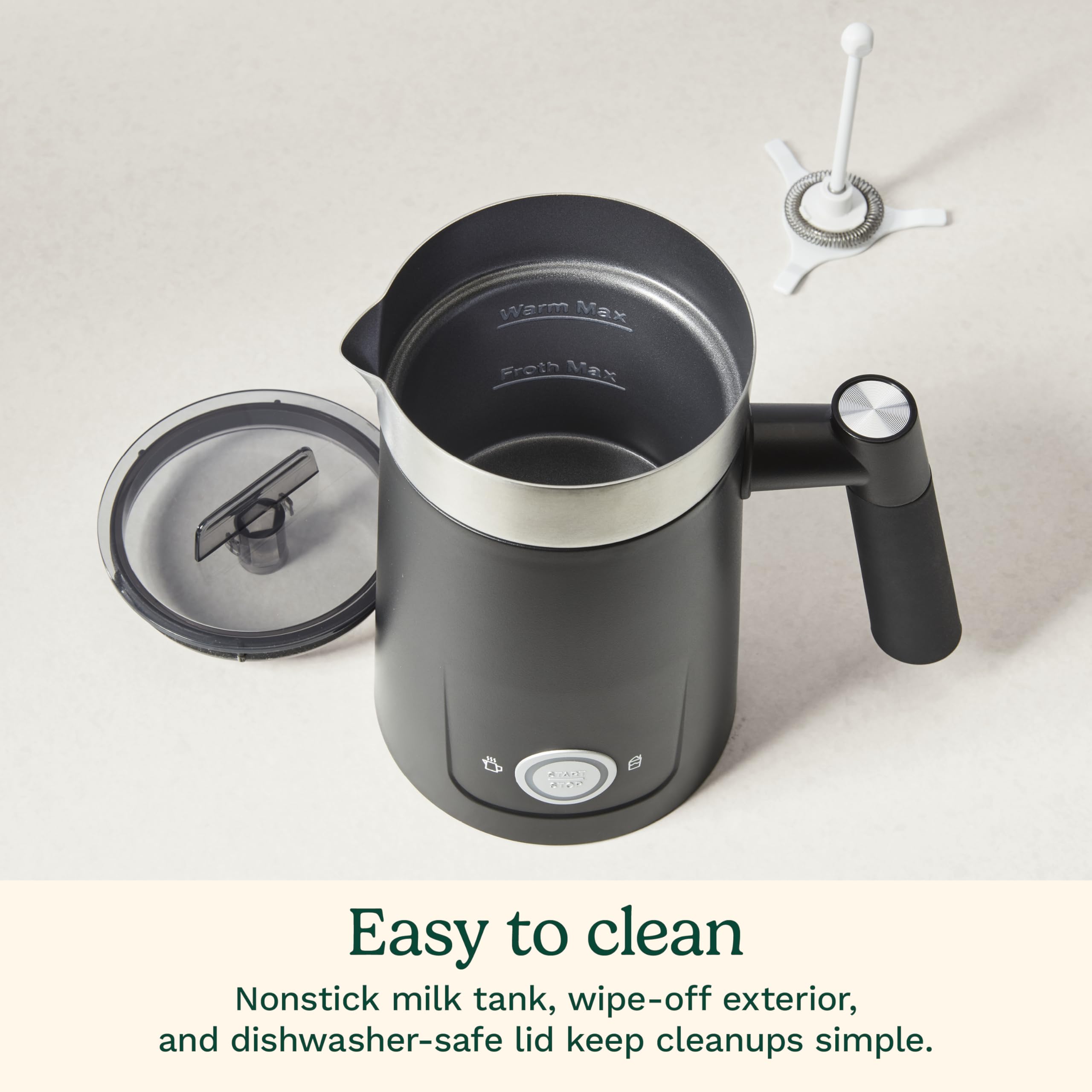 Leche caliente hasta 8 oz con Cuisinart FR-16.