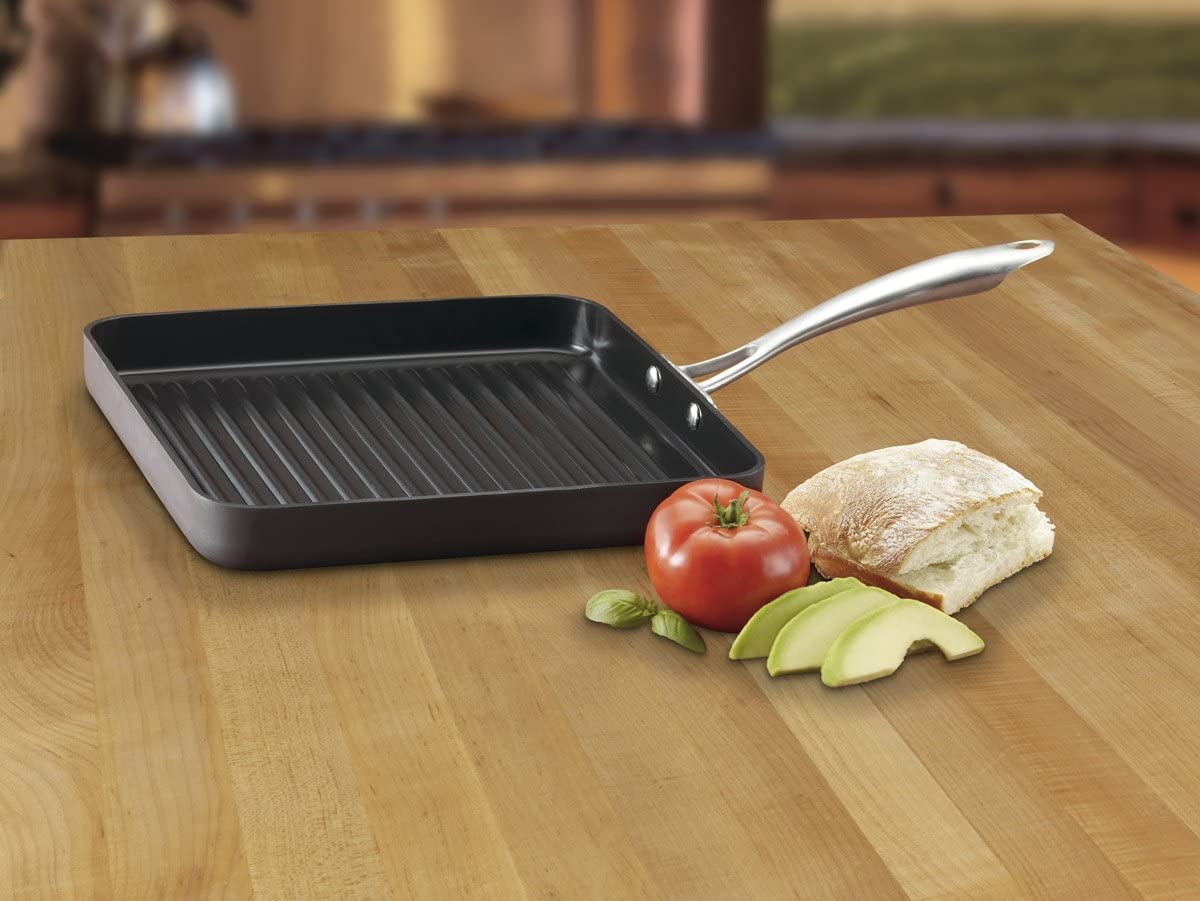Cuisinart GreenGourmet plancha interior cerámico antiadherente ideal para dorar y sellar.