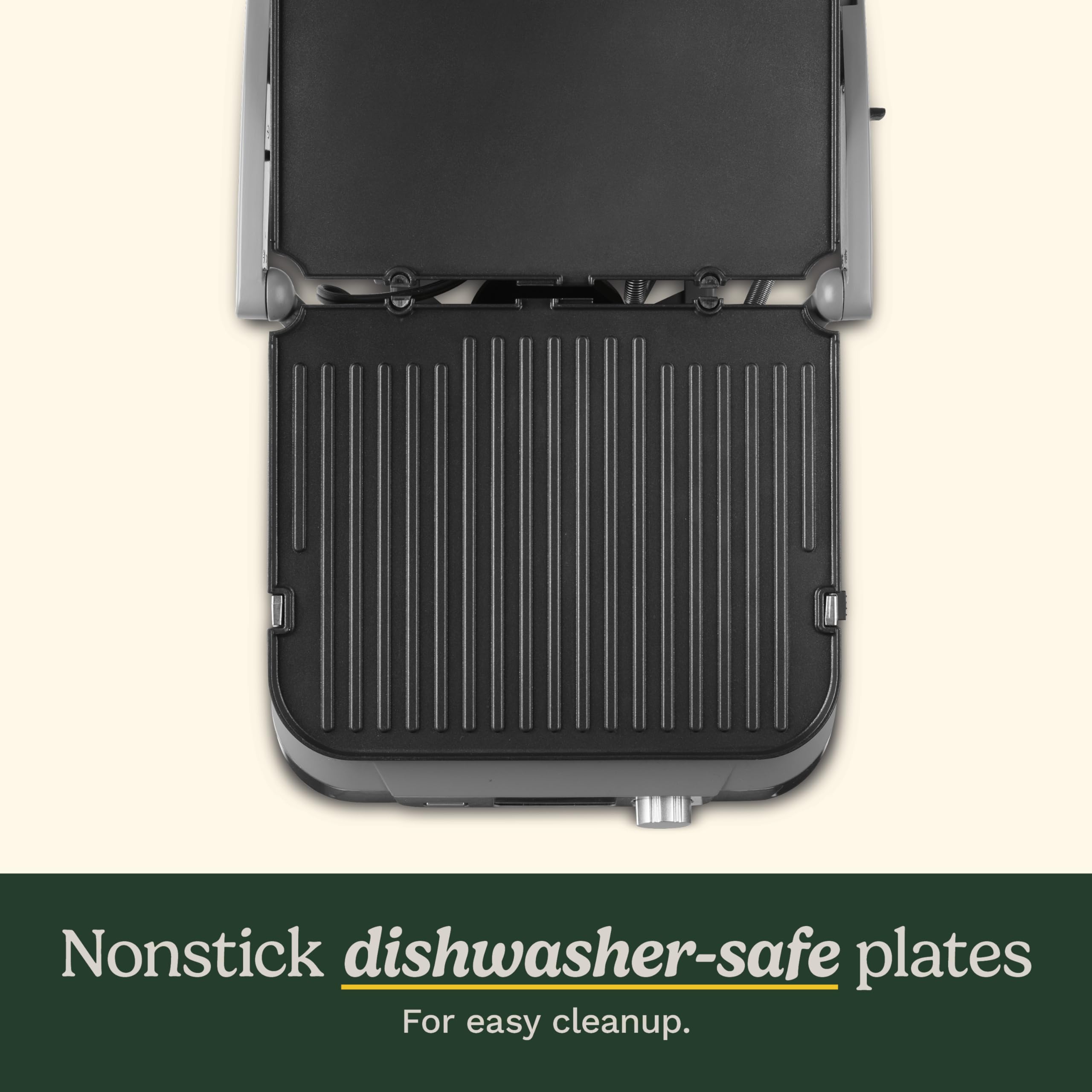 Cuisinart Griddler 5-en-1 función de sellado para dorar carnes.
