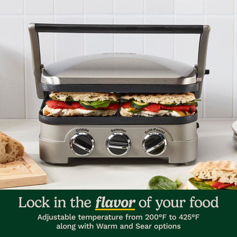Cuisinart Griddler bandeja de goteo removible para limpieza fácil