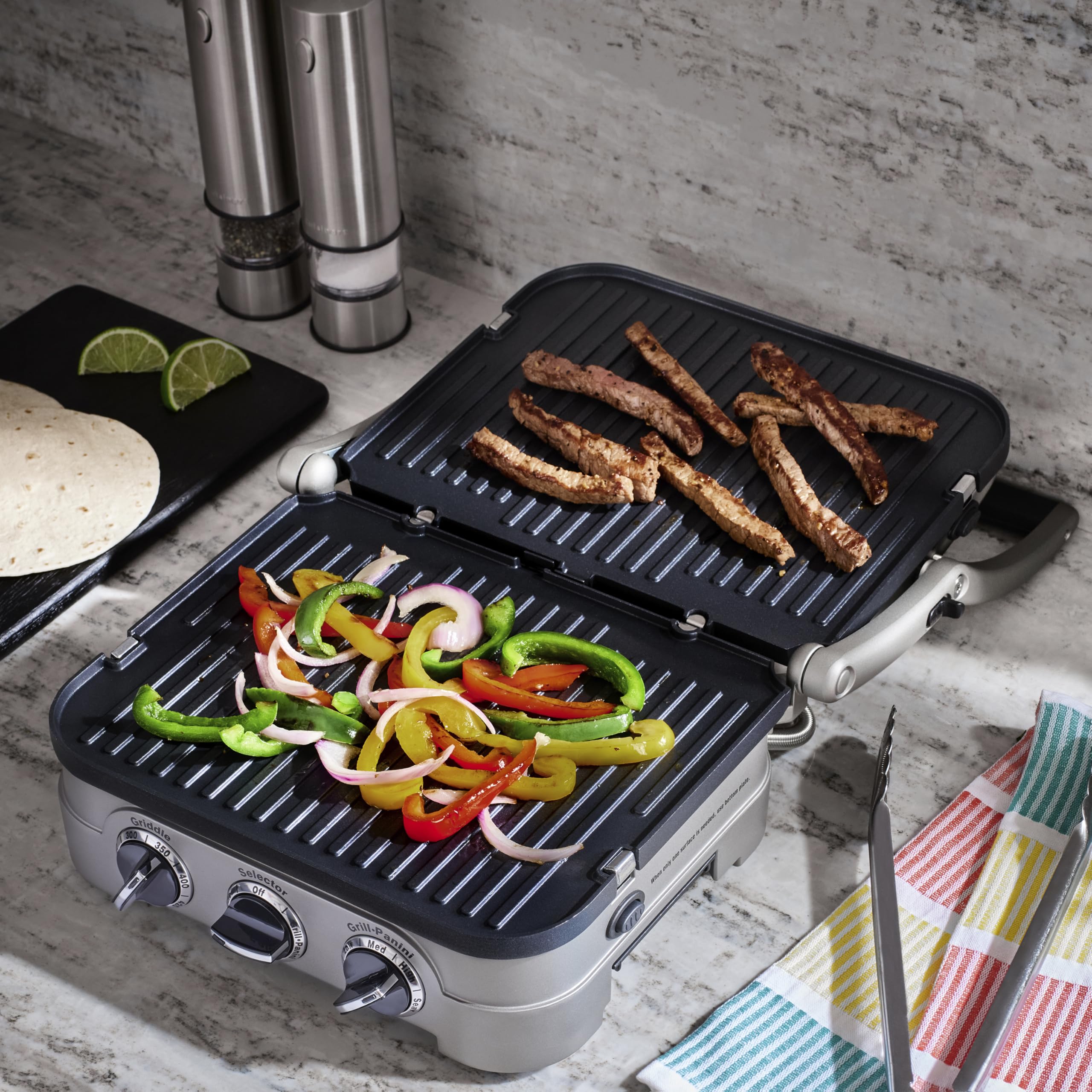 Cuisinart Griddler con placas reversibles para grill y plancha