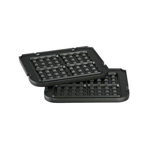 Cuisinart Griddler placas antiadhesion para waffles con desmoldeo sencillo.