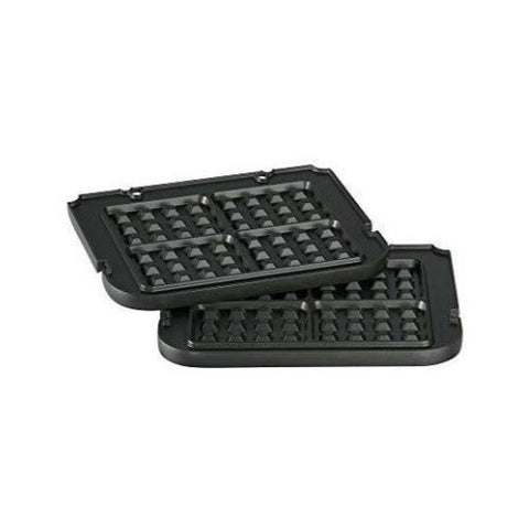 Cuisinart Griddler placas antiadhesion para waffles con desmoldeo sencillo.
