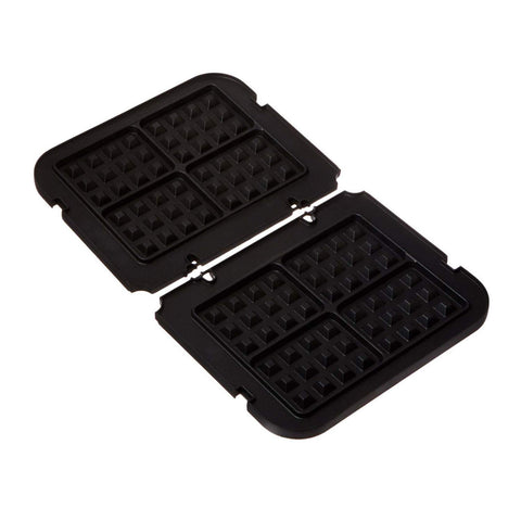 Cuisinart Griddler placas waffle set 2 para liberar waffles fácilmente.