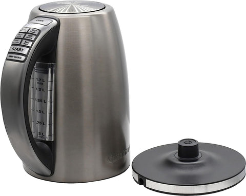 Hervidor eléctrico Cuisinart PerfecTemp 1.7 L con ajuste de temperatura y flujo rápido de agua