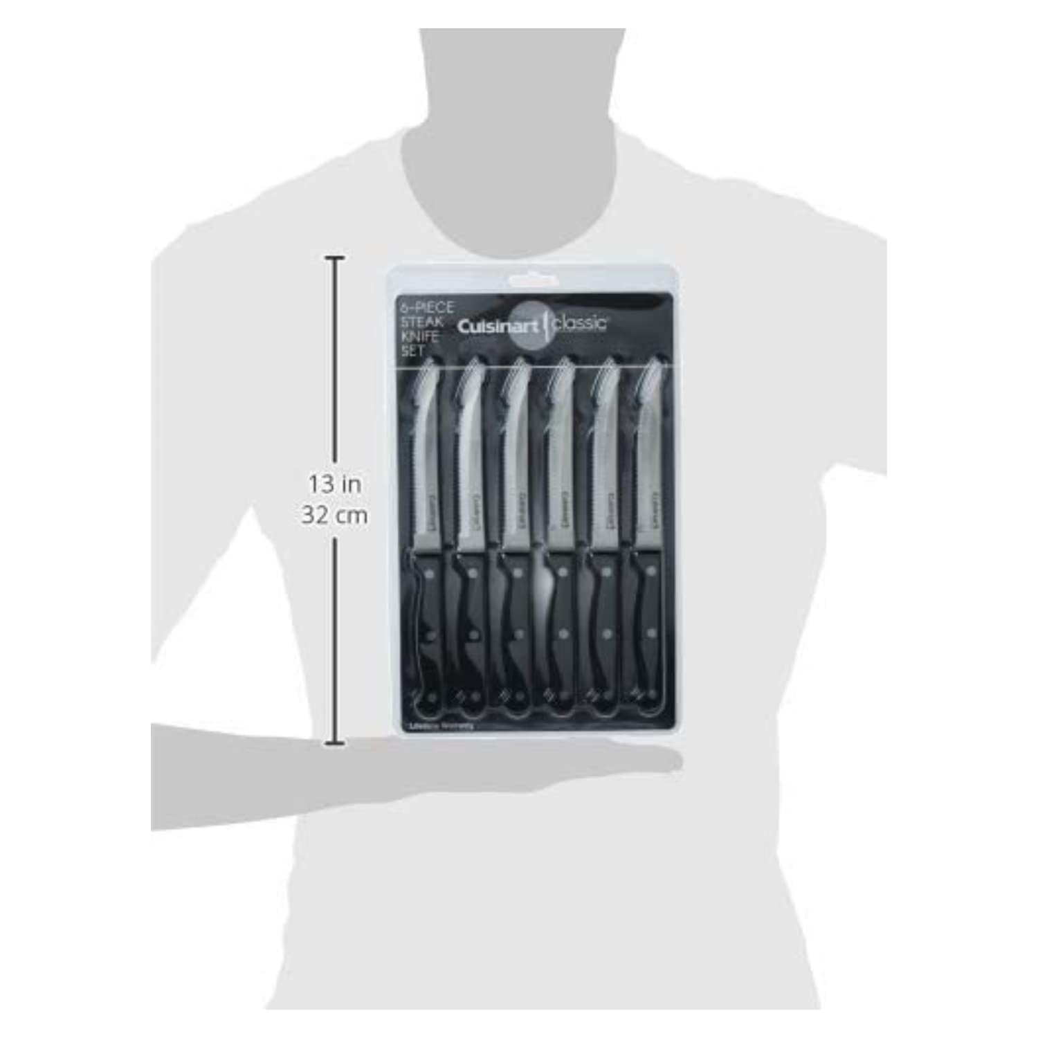 Cuisinart hojas de acero al carbono para filo duradero
