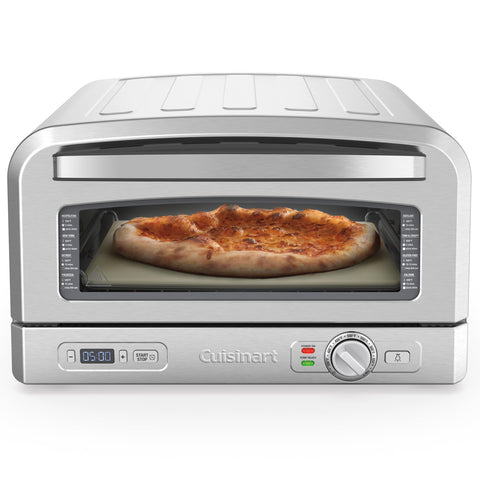 Horno Cuisinart con piedra para pizza de 12,5 pulgadas para masa crujiente