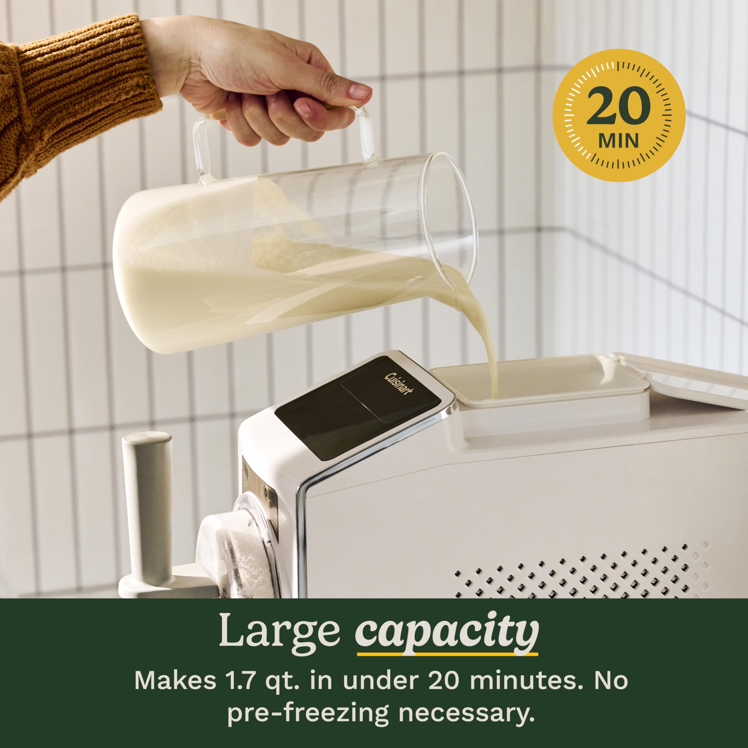 Cuisinart ICE-200 frappé cremoso listo para disfrutar.