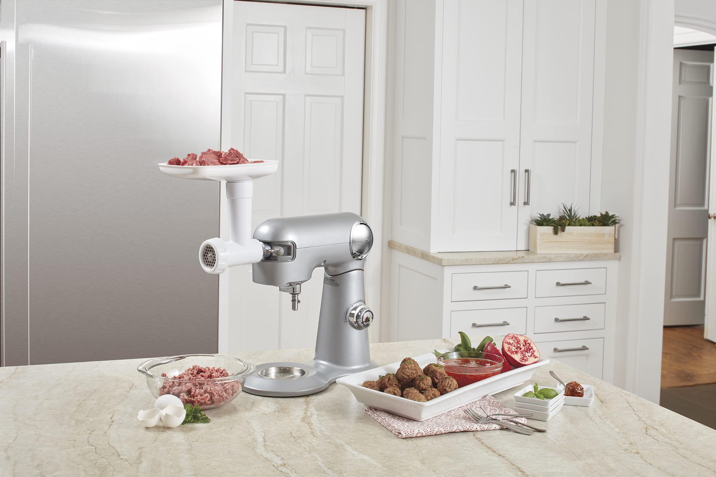Cuisinart MG-50 placas de molido fino y grueso para texturas ajustadas.