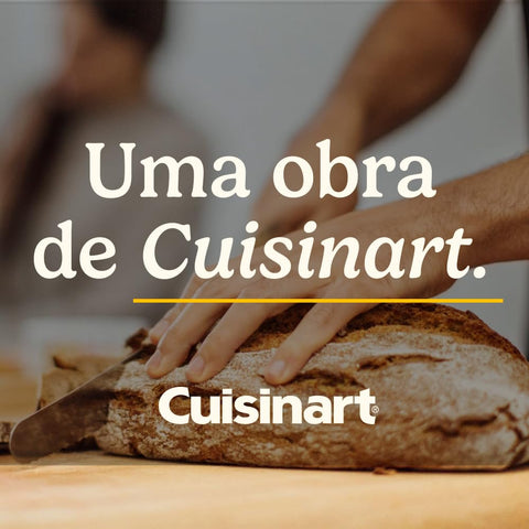 Mango ergonómico del Cuisinart facilita el giro suave.