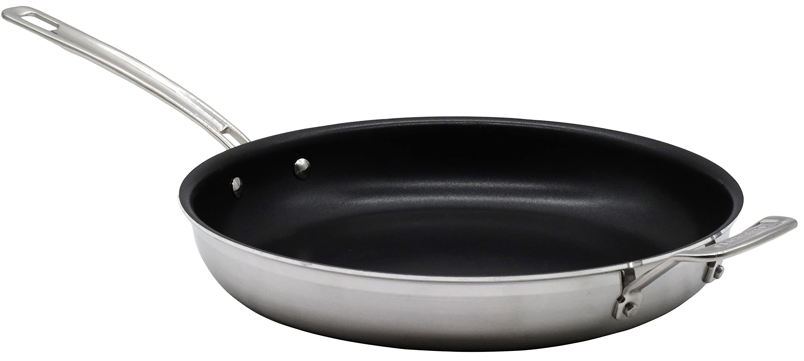 Olla de 8 cuartos con tapa, Cuisinart Multiclad Pro, tapa ajustada para conservar jugos.