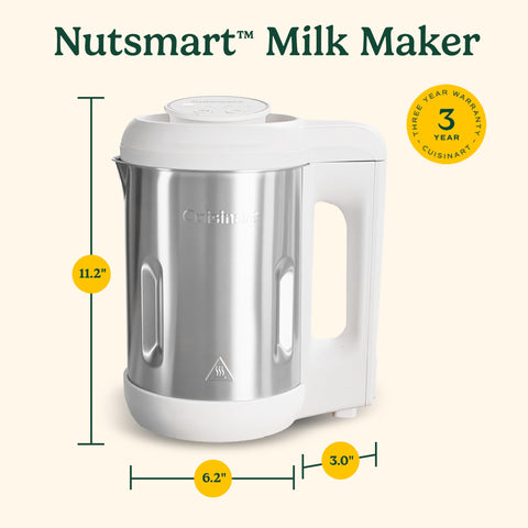 Cuisinart NutsSmart recetario incluido para empezar.