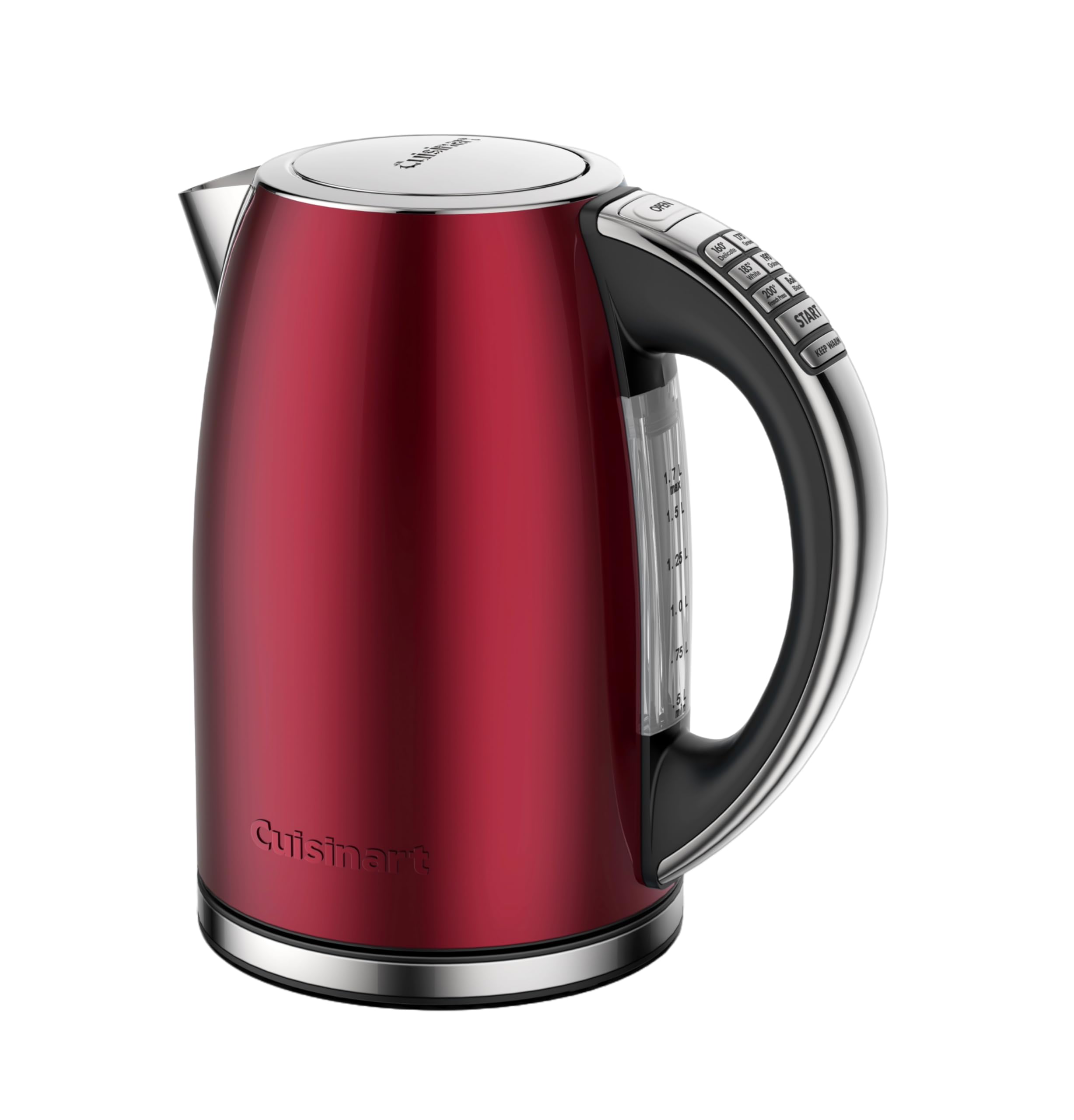 Hervidor eléctrico Cuisinart PerfeTemp, calentamiento rápido para té y café.