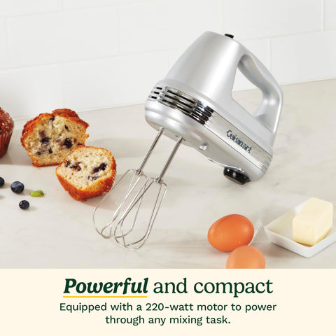 Cuisinart Power Advantage Plus 9 velocidades para mezcla precisa.