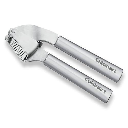 Prensa de ajo Cuisinart, cabezal nylon resistente al calor, apta para antiadherentes.