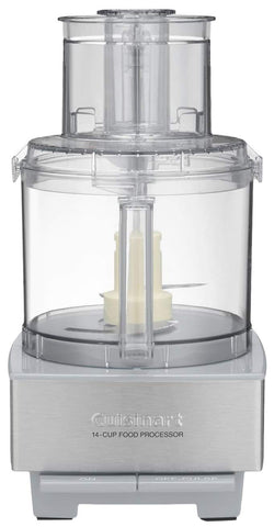 Cuisinart procesador de alimentos 14 tazas, cuerpo gris plateado; picar y triturar verduras con precisión.