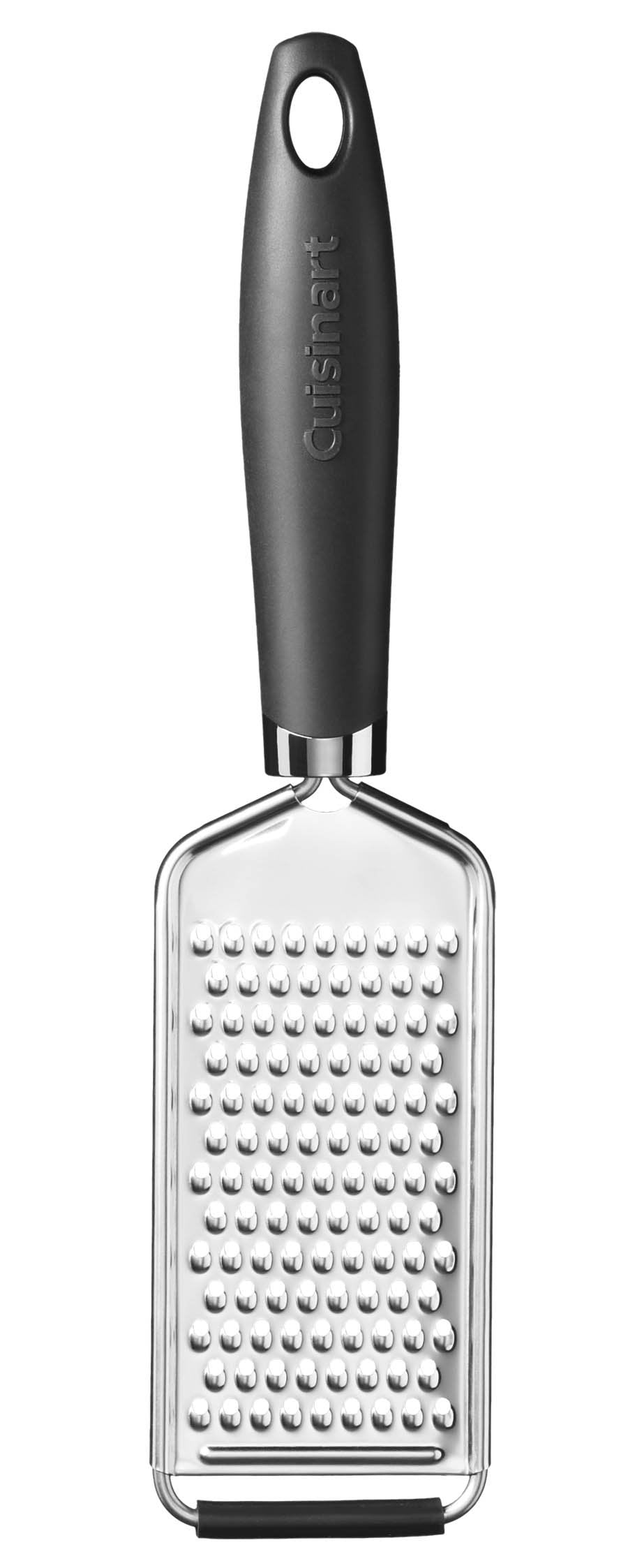 Rallador de mano Curve de Cuisinart con mango curvo, perfecto para quesos y cítricos.
