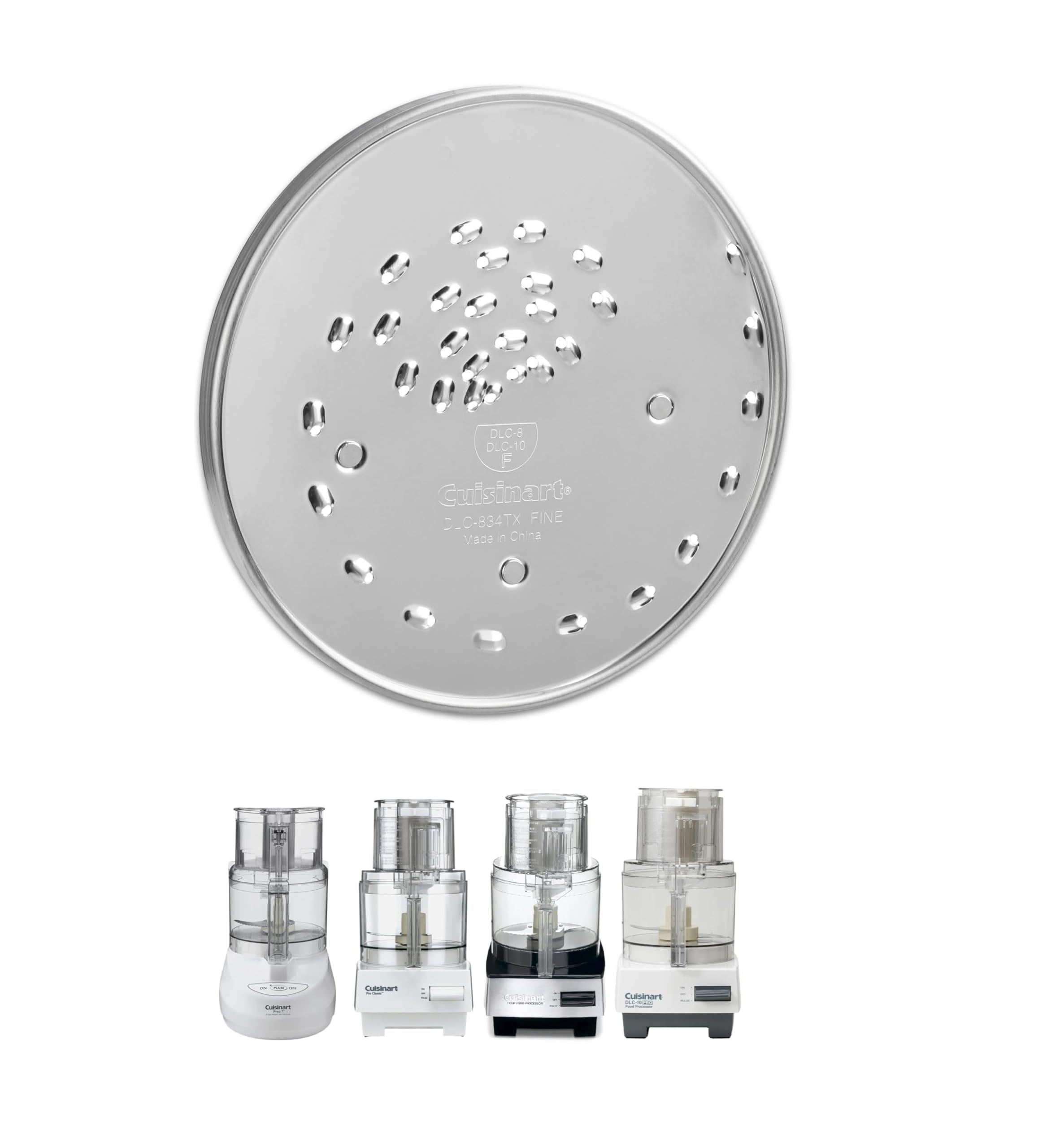 Disco de rallado fino de Cuisinart para hebras delicadas y preparación rápida
