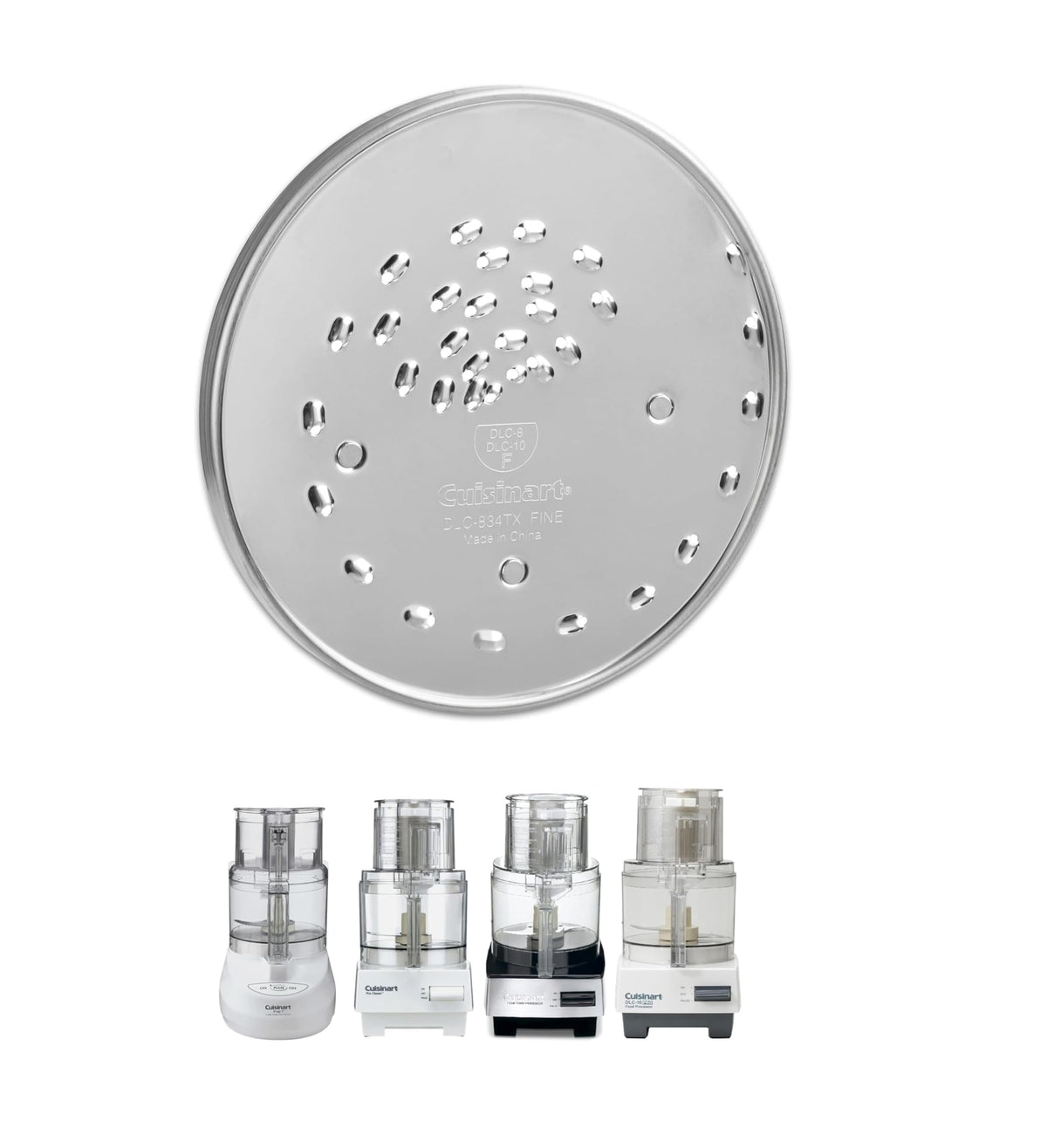 Disco de rallado fino de Cuisinart para hebras delicadas y preparación rápida