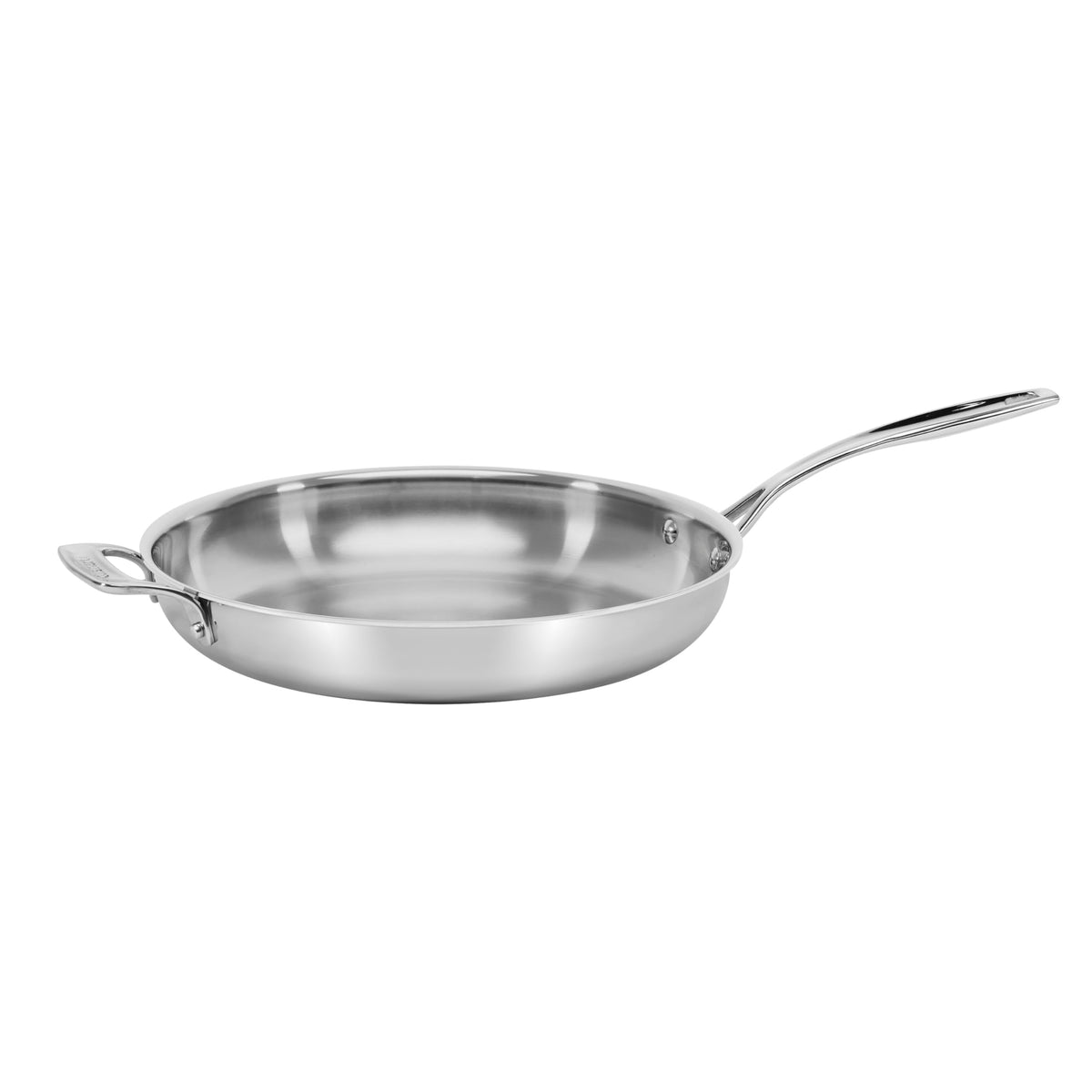 Sartén Cuisinart de 12 pulgadas con asa auxiliar, distribución de calor uniforme para salteados