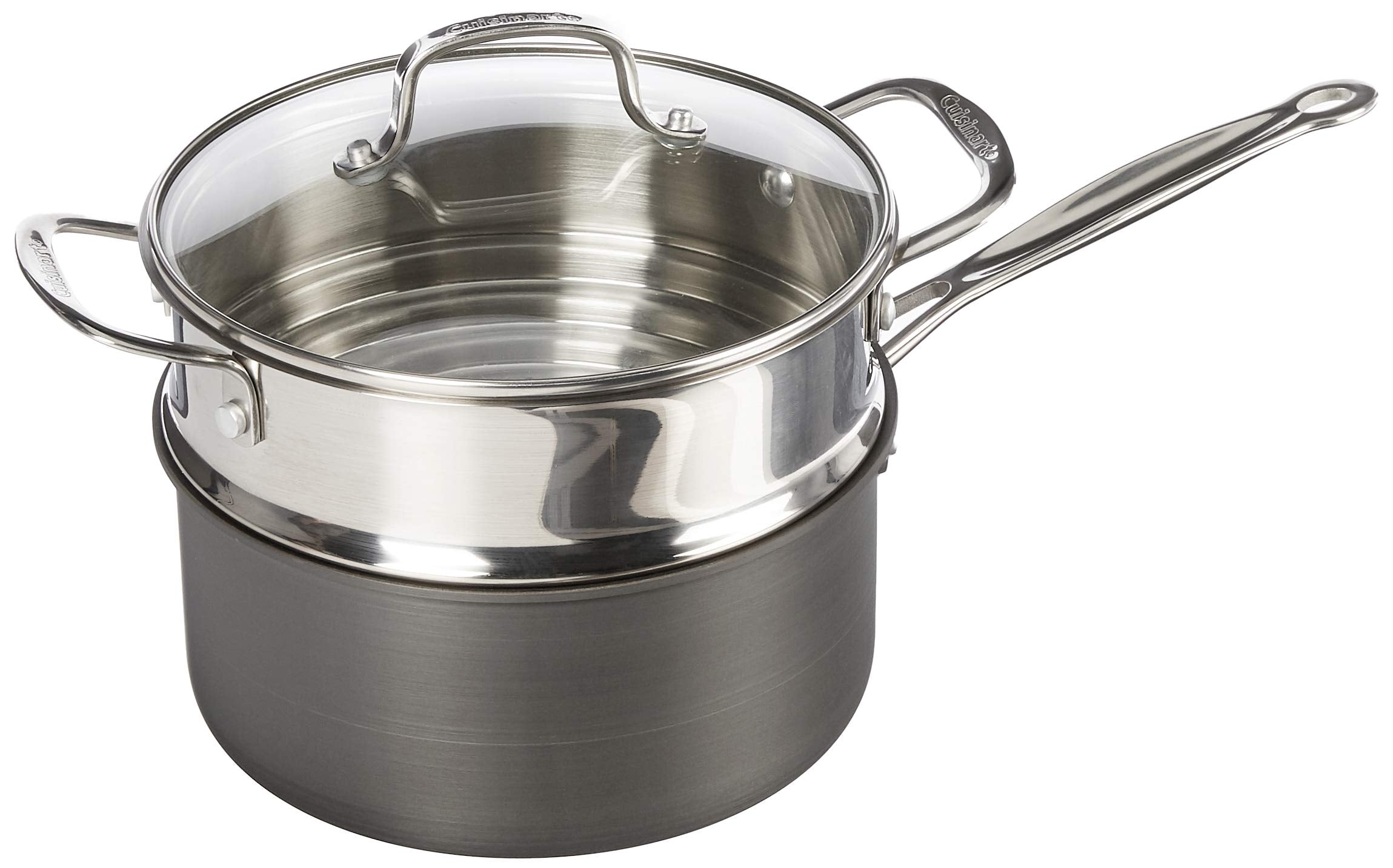Cuisinart sartén 8 pulgadas con tapa de vidrio para dorar.