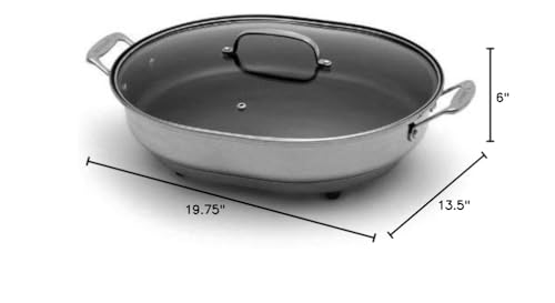 Tapa de cristal de la sartén eléctrica Cuisinart para controlar la cocción fácilmente.