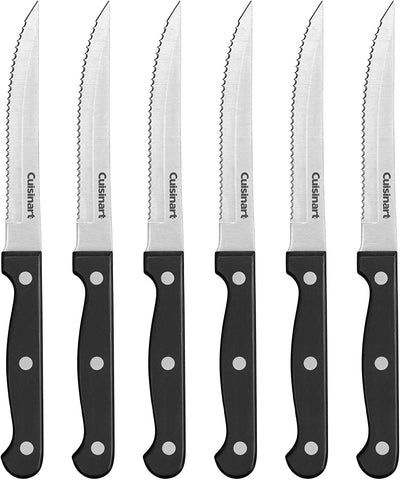 Cuisinart seis cuchillos filete de 4,5 pulgadas para cortes precisos