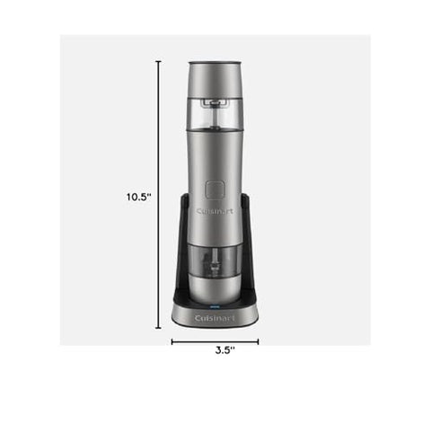 Cuisinart SG-3P1 molinillo con contenedor inferior, listo para sal y especias