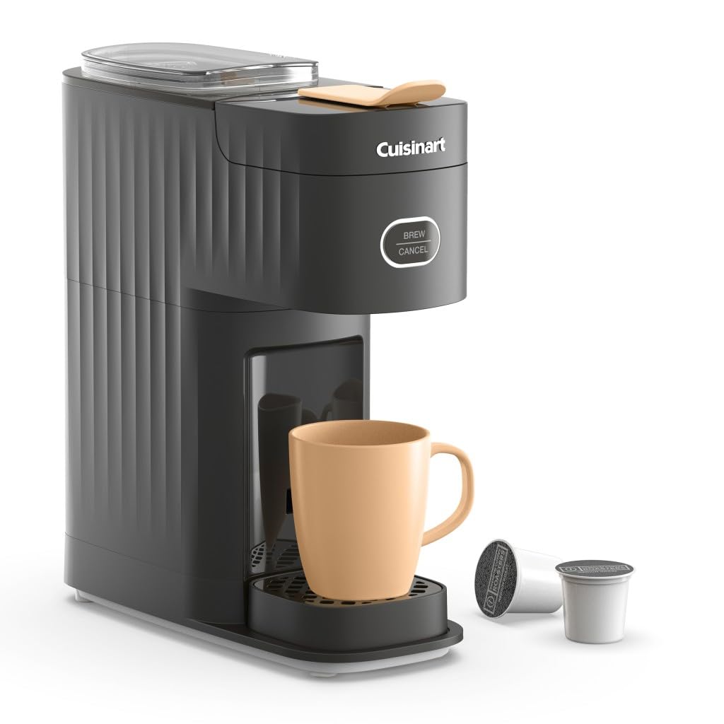 Cuisinart Soho cafetera negra para una taza, ideal para empezar el día