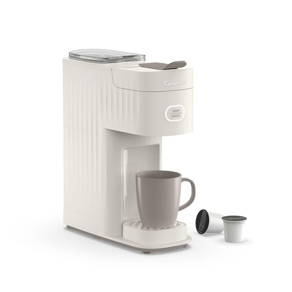 Cuisinart Soho: cafetera compacta de una taza para espacios pequeños.